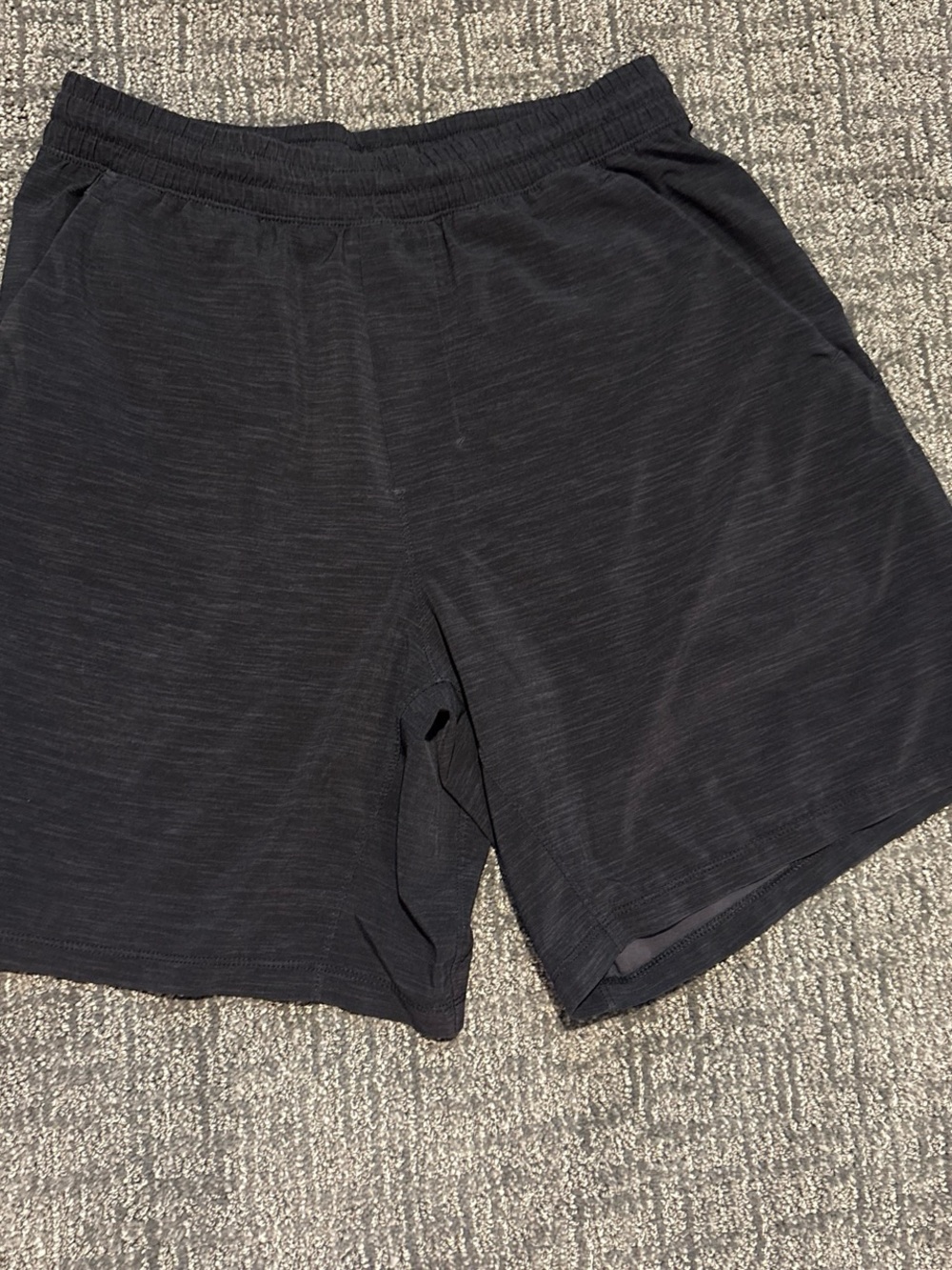 lululemon athletica Men's Black Athletic Shorts